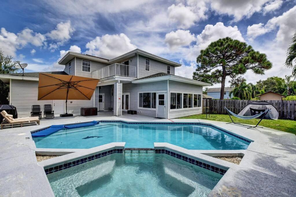 5 Bedroom Mansion With Pool And Non-Heated Jacuzzi Games In Boynton Beach Luaran gambar