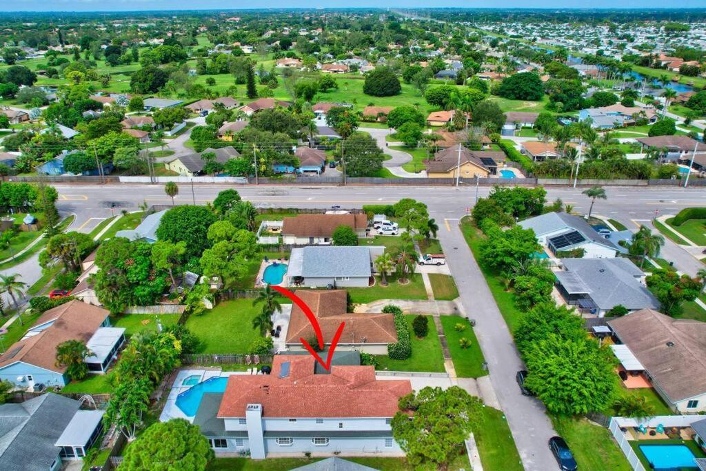 5 Bedroom Mansion With Pool And Non-Heated Jacuzzi Games In Boynton Beach Luaran gambar